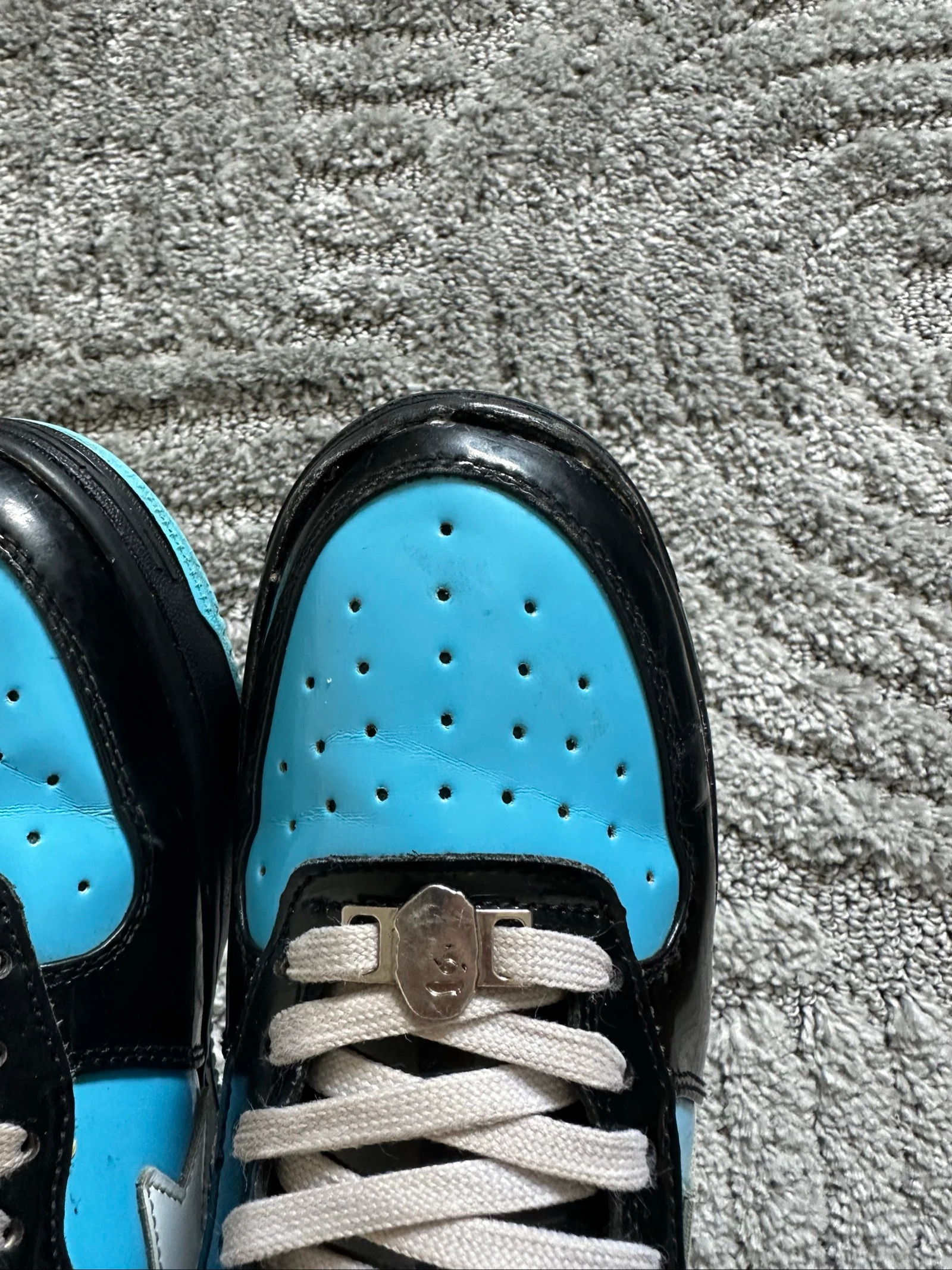 Bape | Bape x Marvel Preto & Azul | Tamanho 40 – photo 3